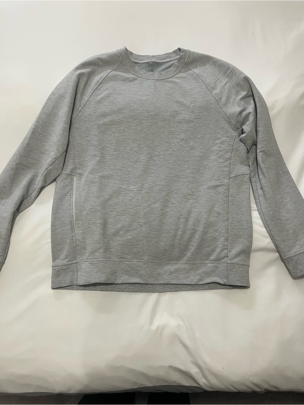 lululemon athletica Light Grey Crewneck Sweatshirt
